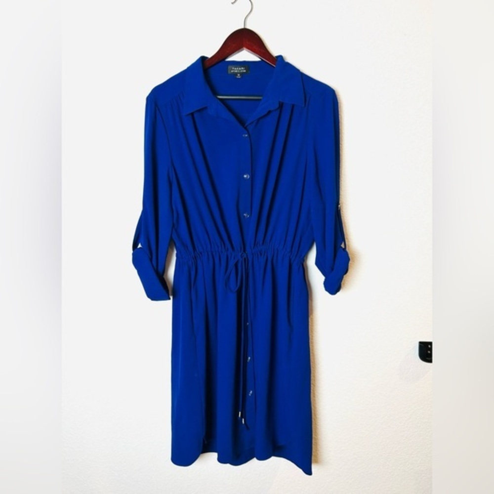 Elegant Blue Midi Dress